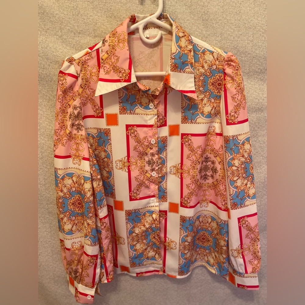Multi Colored Button Up! - Picture 3 of 3